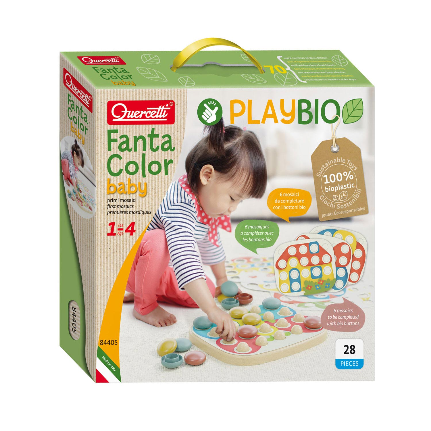 Quercetti PlayBio Fantacolor Baby, 28 Stk