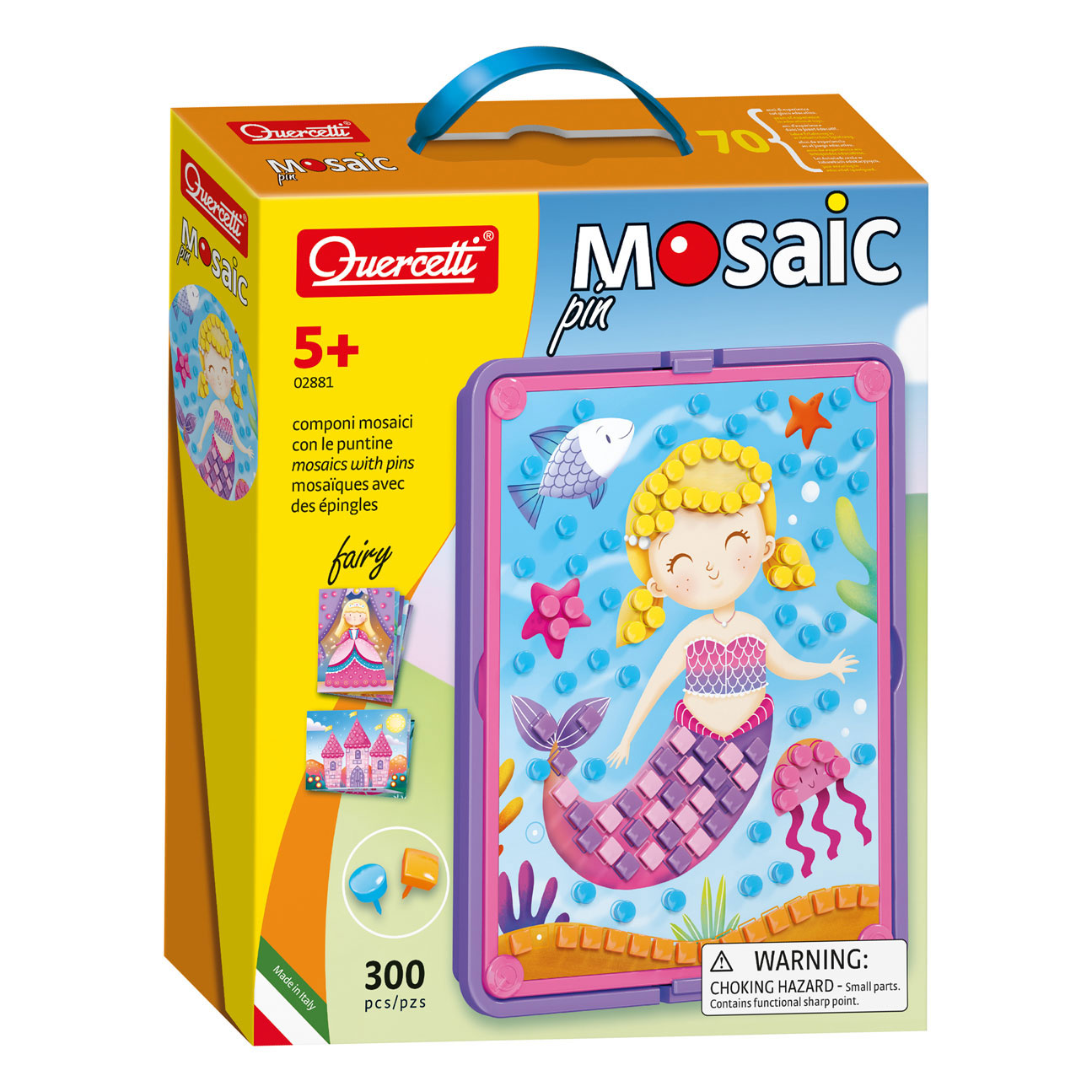 Quercetti Plug-in Mosaic Princess, 300 broches