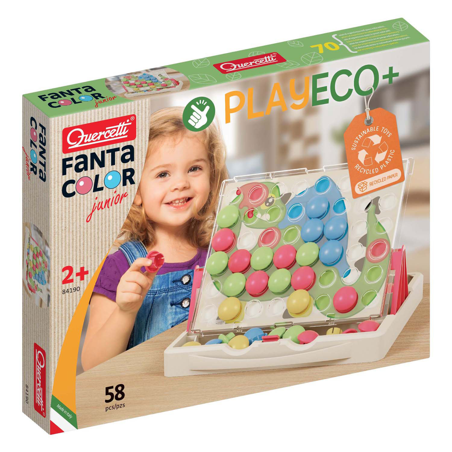 Quercetti Fantacolor Junior Play Eco Mozaïek