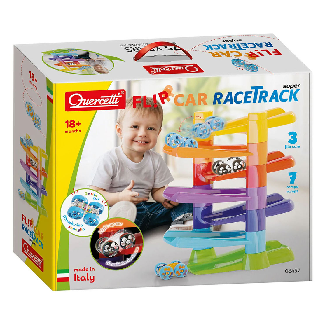 Quercetti Autoracebaan Flip Auto