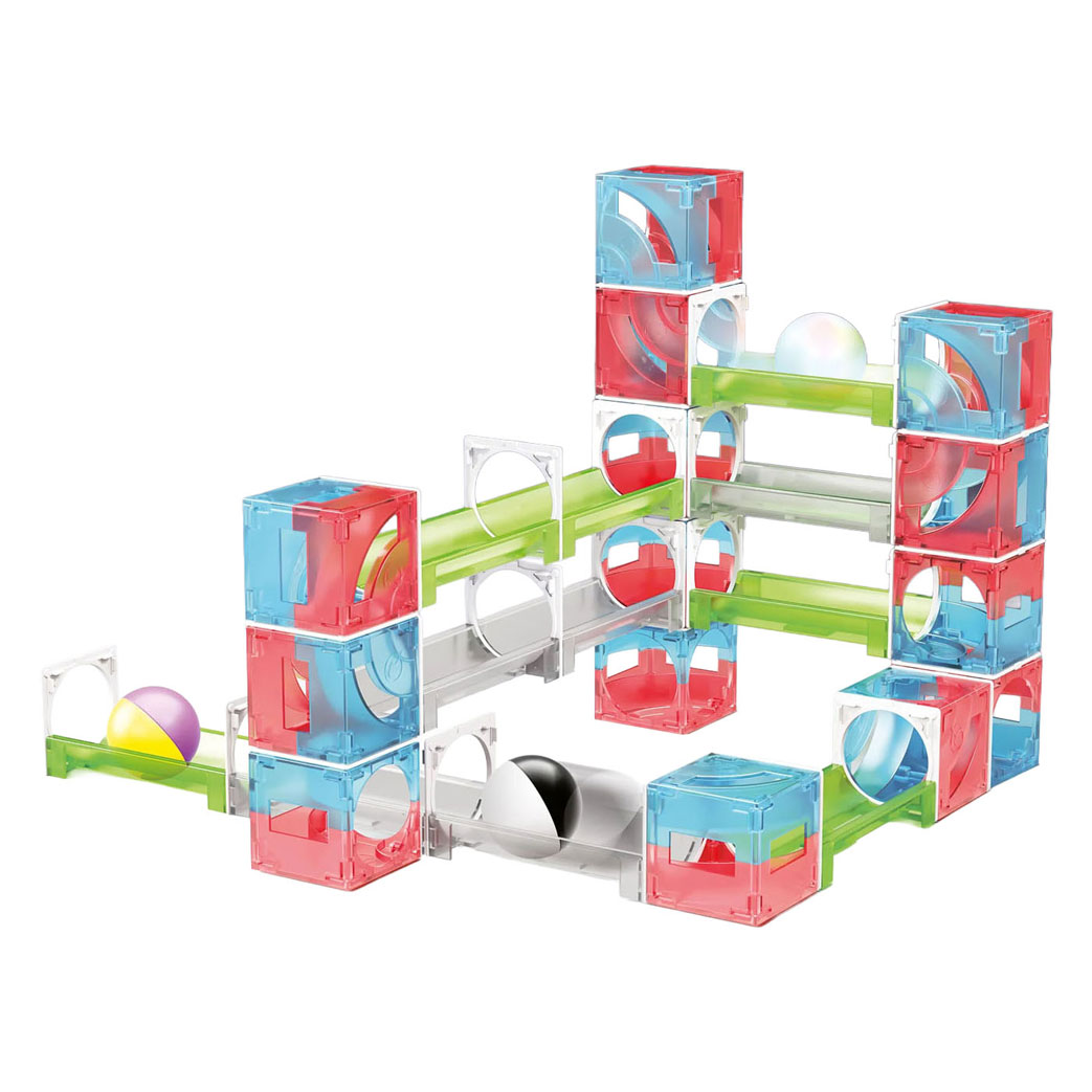 Quercetti Cuboga Knikkerbaan - 70dlg.