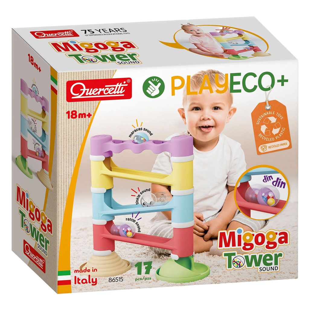 Quercetti PlayEco+ Knikkerbaan Migoga - 17dlg.