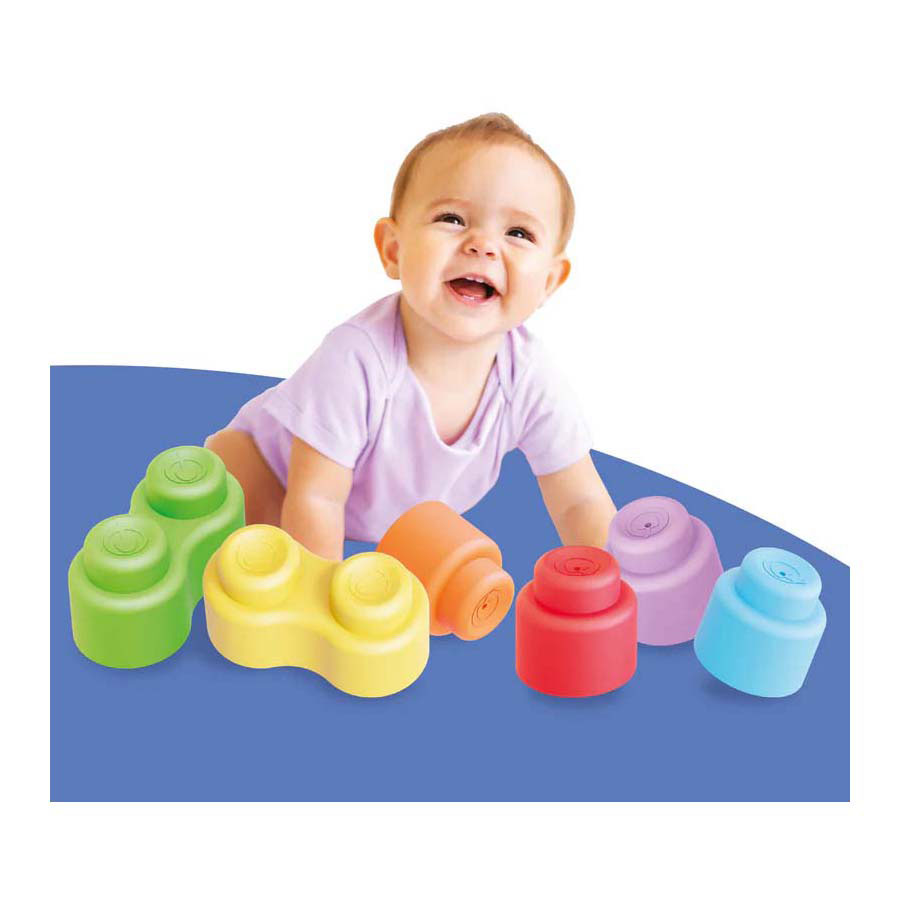 Quercetti Momy Weiche Bausteine – 28 Stück. Quercetti Momy Weiche Bausteine – 28 Stück.