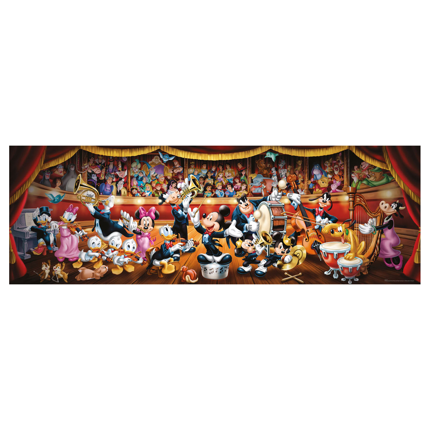 wapen in stand houden typist Clementoni Panorama Puzzel Disney Orkest, ... | Lobbes Speelgoed België