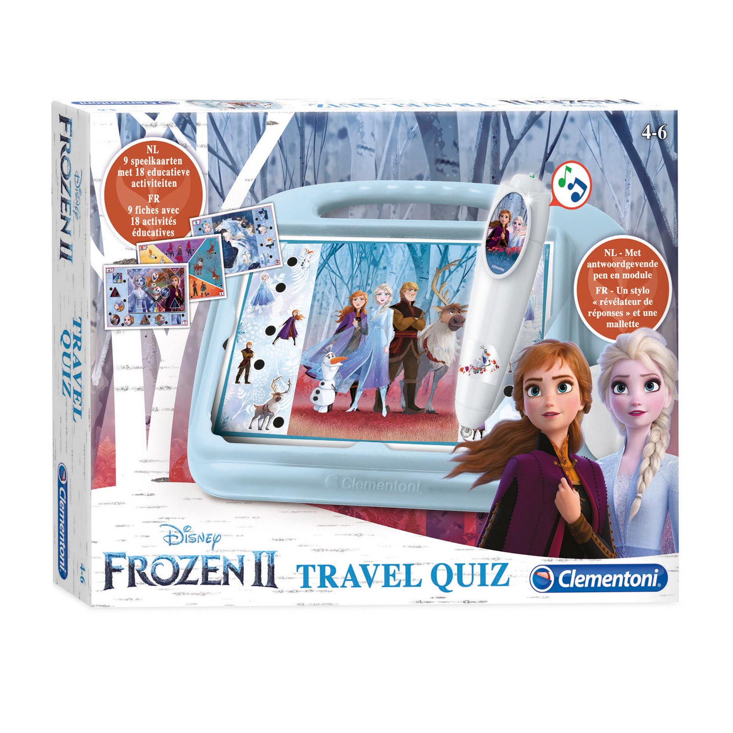 bijvoorbeeld Agnes Gray Defecte Clementoni Travel Quiz Frozen 2 online kopen? | Lobbes Speelgoed
