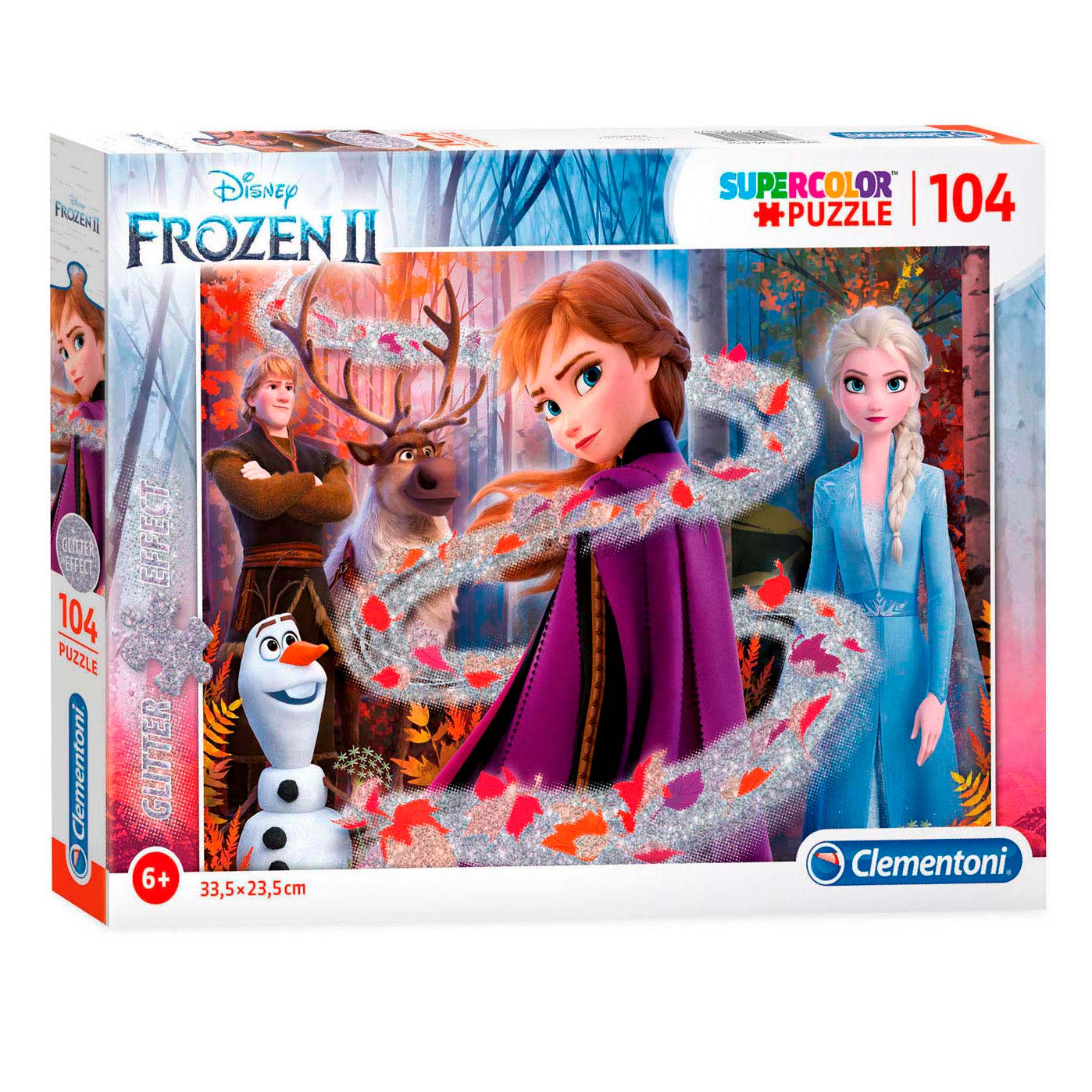 Dierentuin zoom betalen Clementoni Glitter Puzzel Disney Frozen 2, ... | Lobbes Speelgoed België