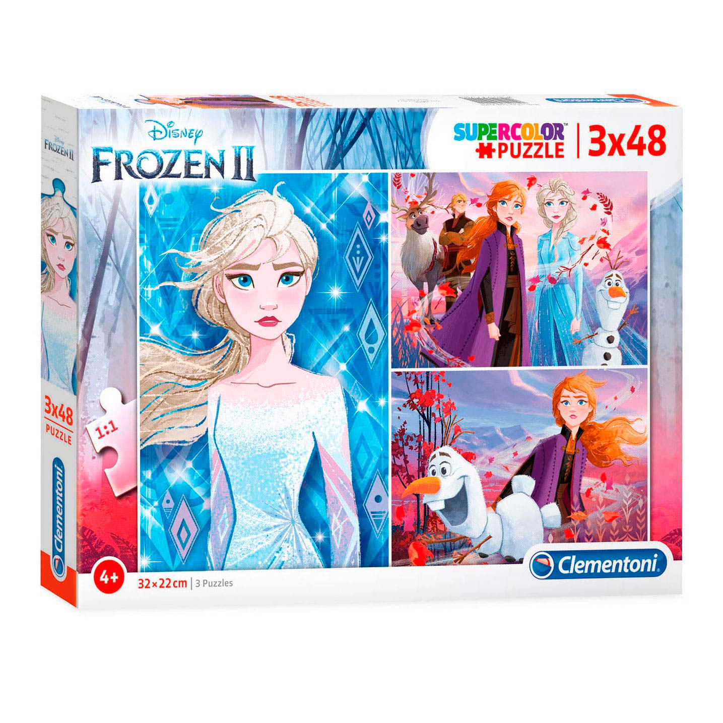 Clementoni Puzzel Disney Frozen 2, 3x48st.