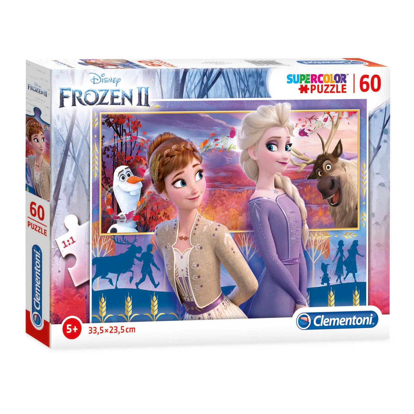 Waden Grillig Wereldvenster Clementoni Puzzel Disney Frozen 2, 60st. online ... | Lobbes Speelgoed