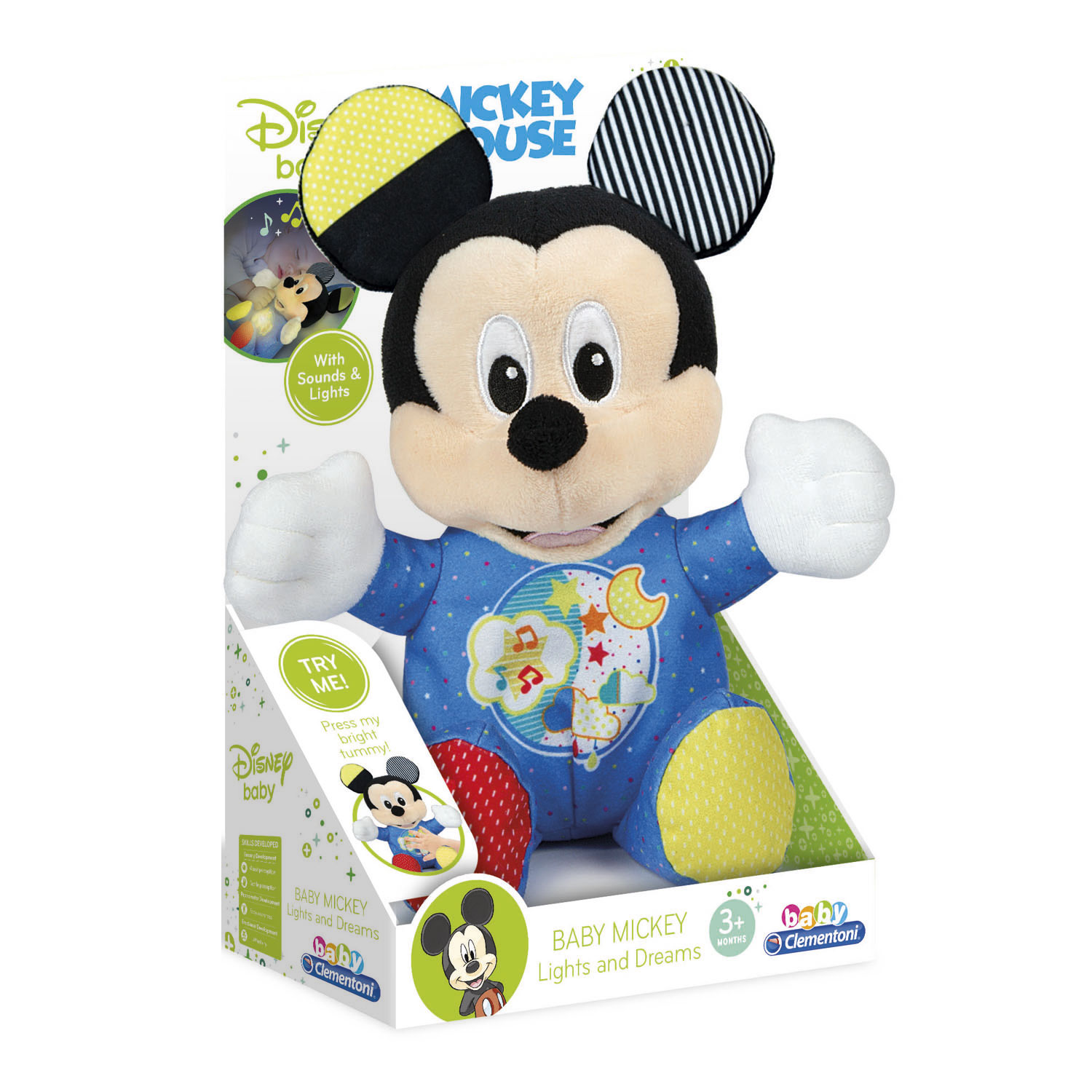 Honderd jaar Zielig uitvegen Clementoni Mickey Mouse Knuffel met Muziek en Licht online kopen | Lobbes  Speelgoed