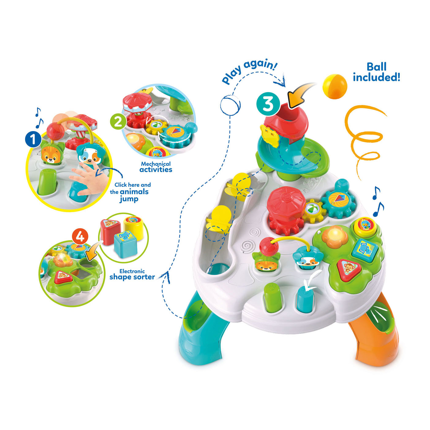 Clementoni Baby - Table d'activités interactive