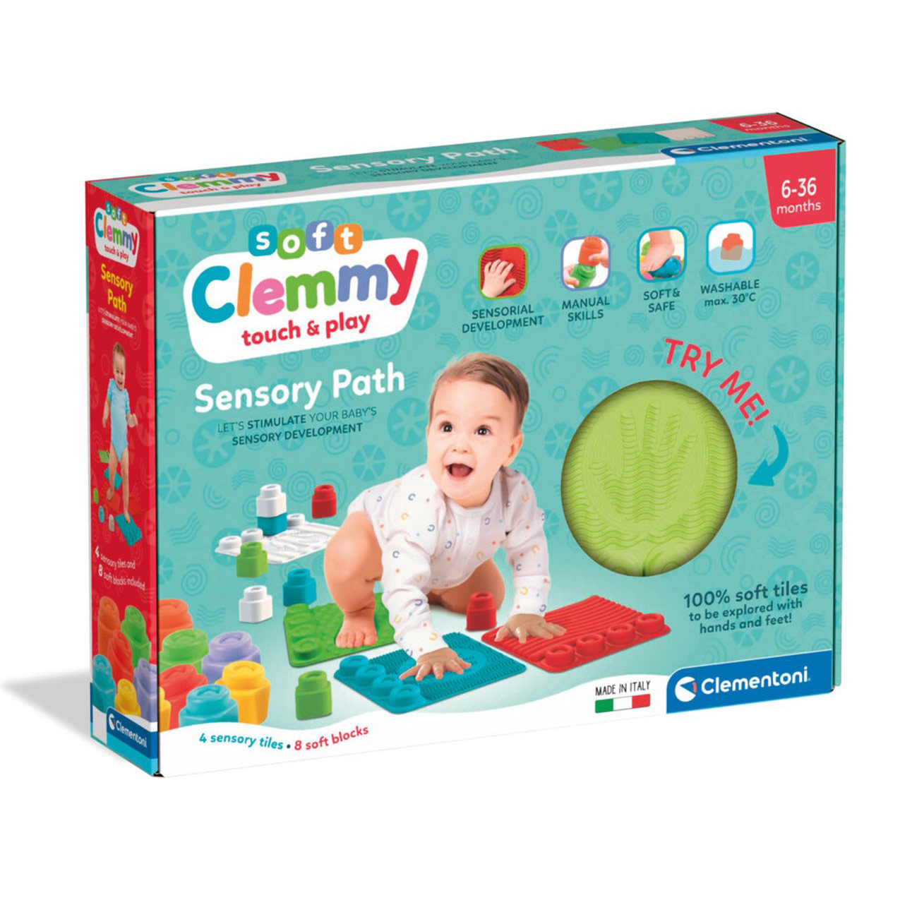 Clementoni Baby Clemmy - Zintuigtegels