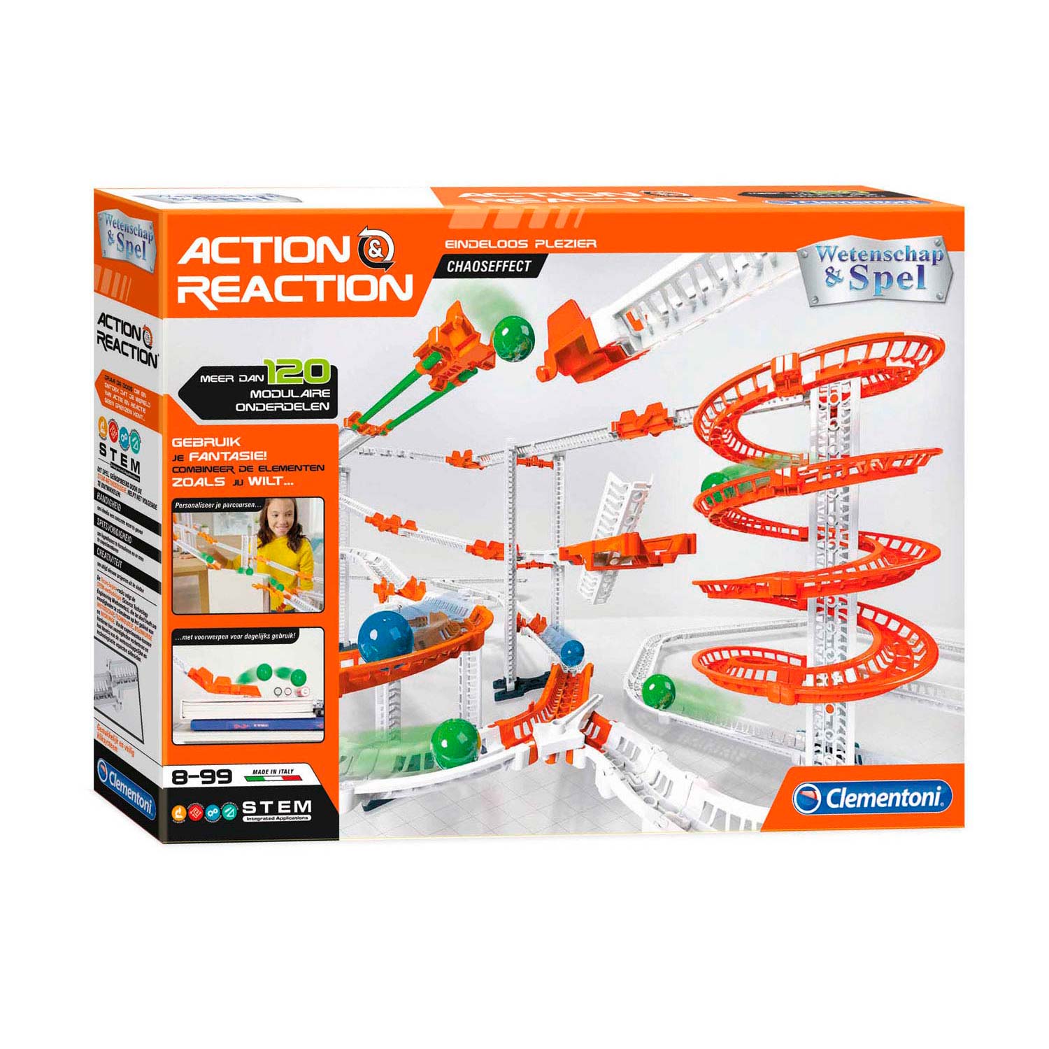 Clementoni Action & Reaction - Chaos Effecten, 120dlg.