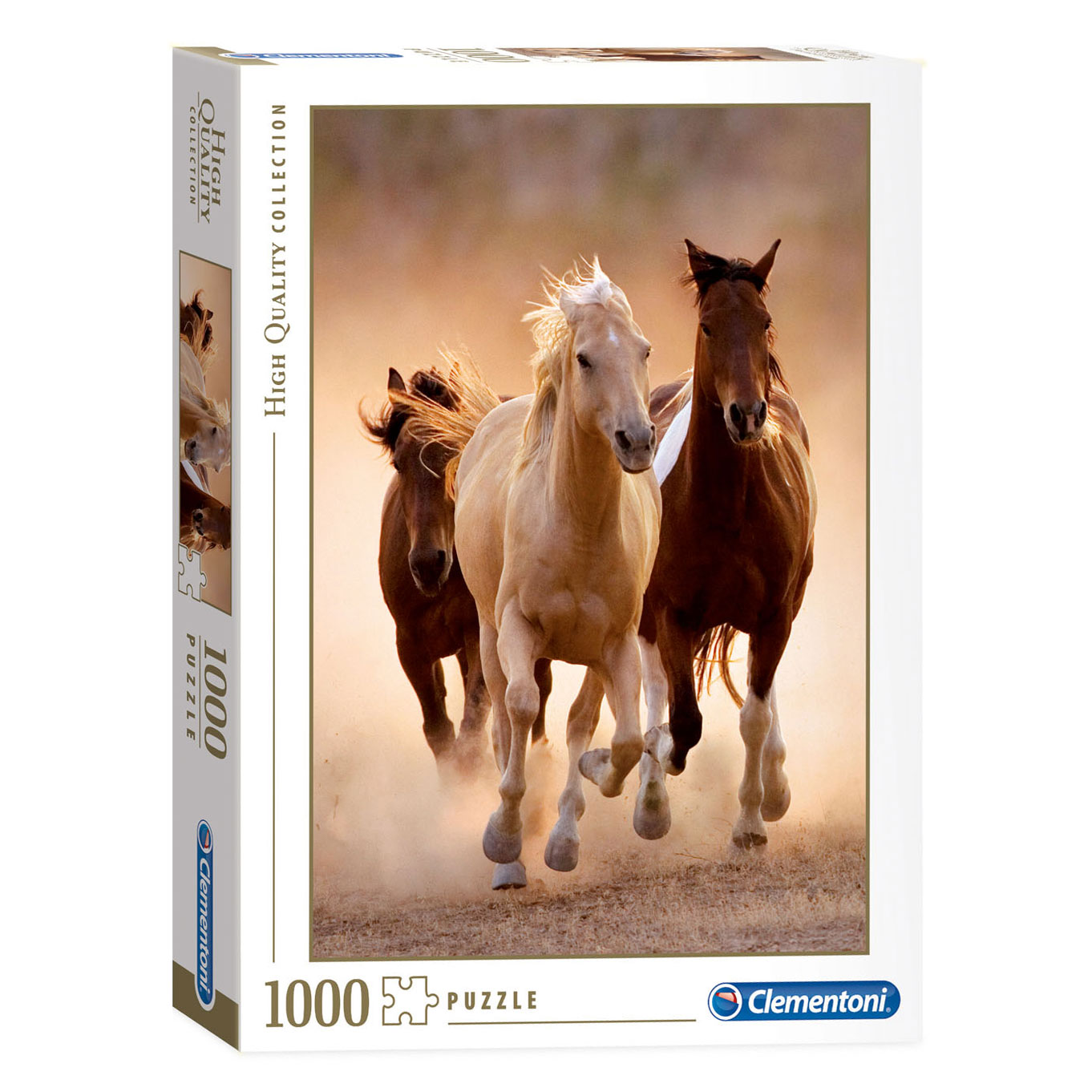 Clementoni Puzzle Pferde, 1000 Teile.
