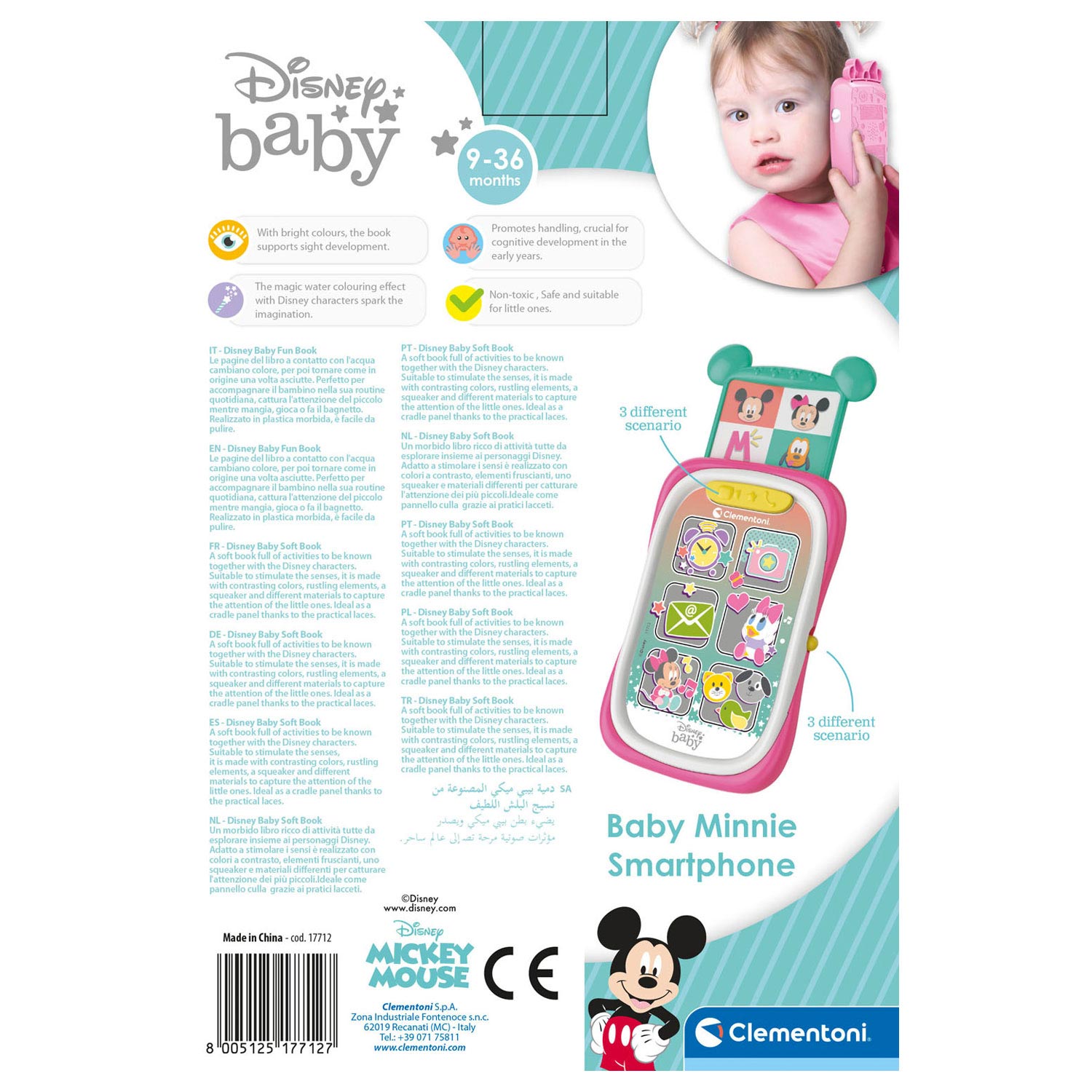 Clementoni Disney Baby – Minnie Mouse Telefon