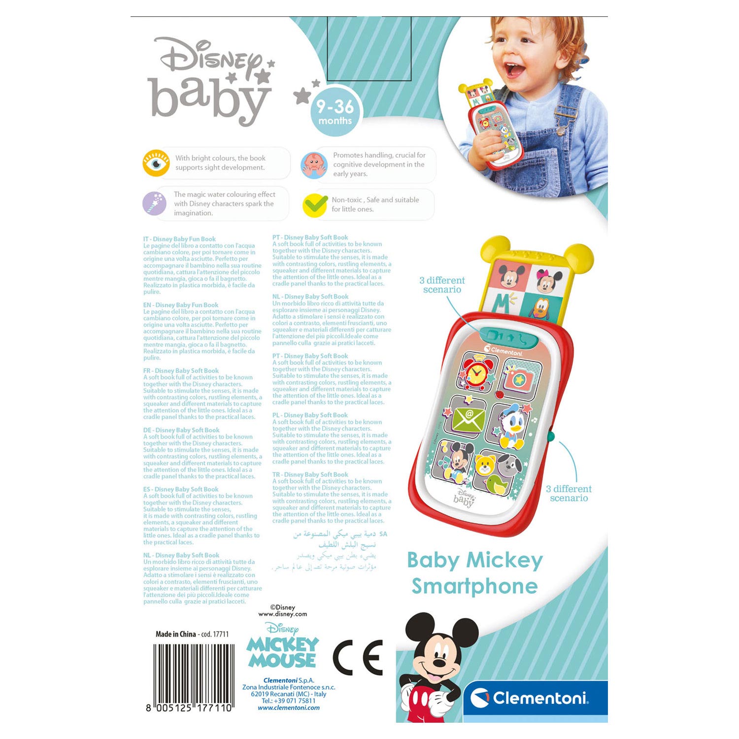 Clementoni Disney Baby - Mickey Mouse Telefoon