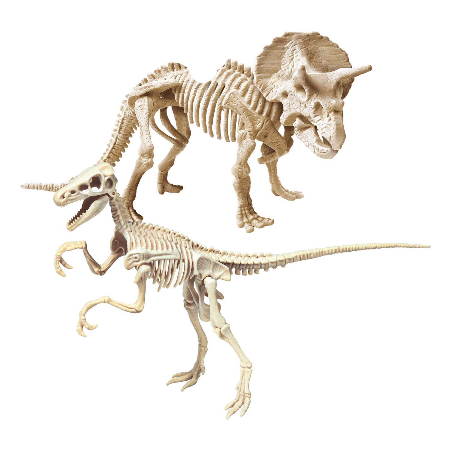 Clementoni Jurassic World Triceratops Velociraptor Lot de comptage