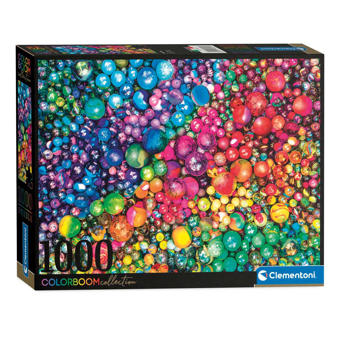 Clementoni Colorboom Puzzle-Murmeln, 1000 Stück.