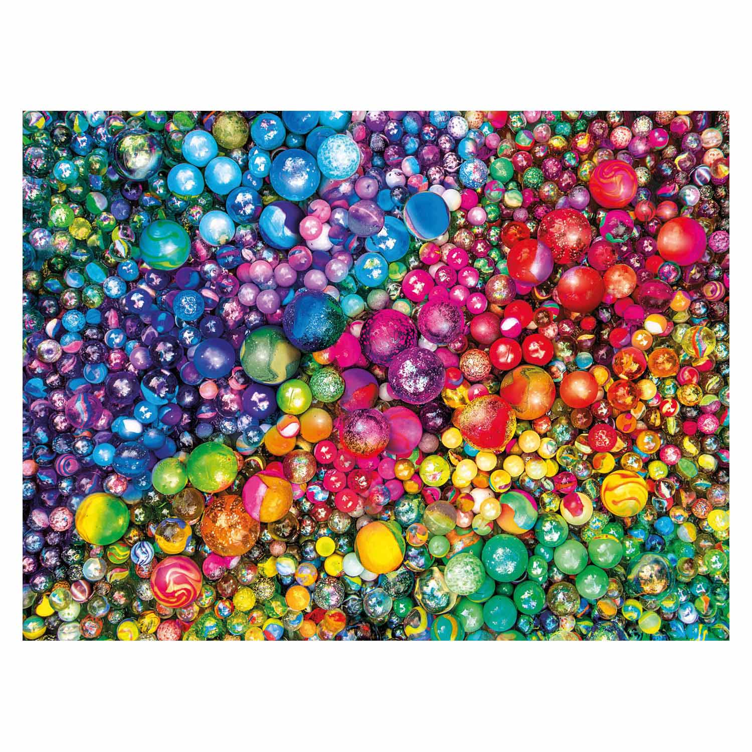 Clementoni Colorboom Puzzle-Murmeln, 1000 Stück.