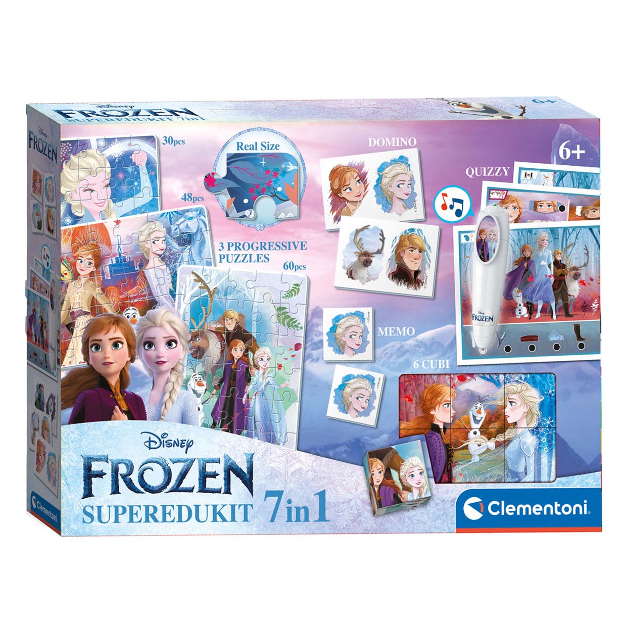 Ramen wassen Over instelling sap Clementoni Frozen 2 Edukit, 7in1 online kopen? | Lobbes Speelgoed