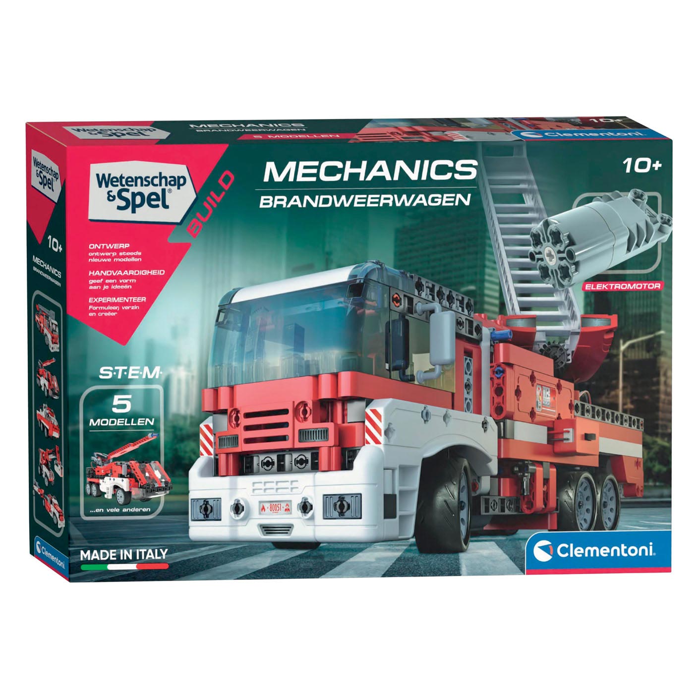 Clementoni Science & Games Mechanics - Camion de pompiers