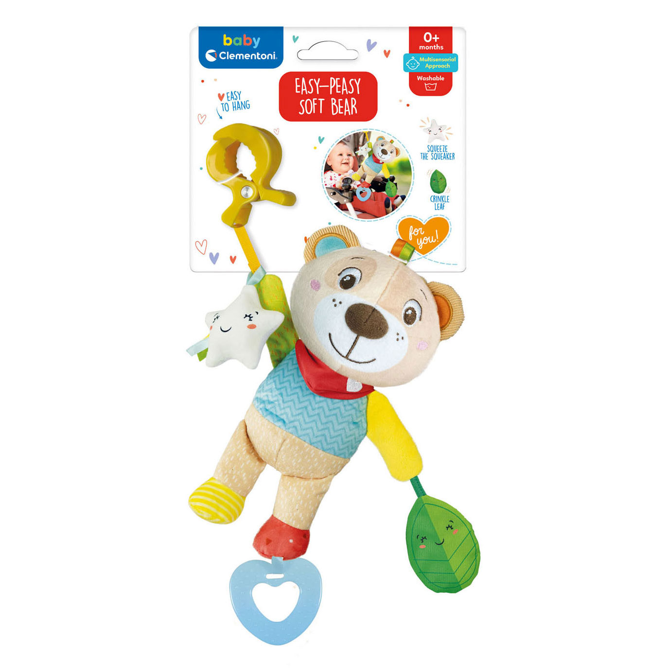 Clementoni Baby - Ours tout doux Easy-Peasy