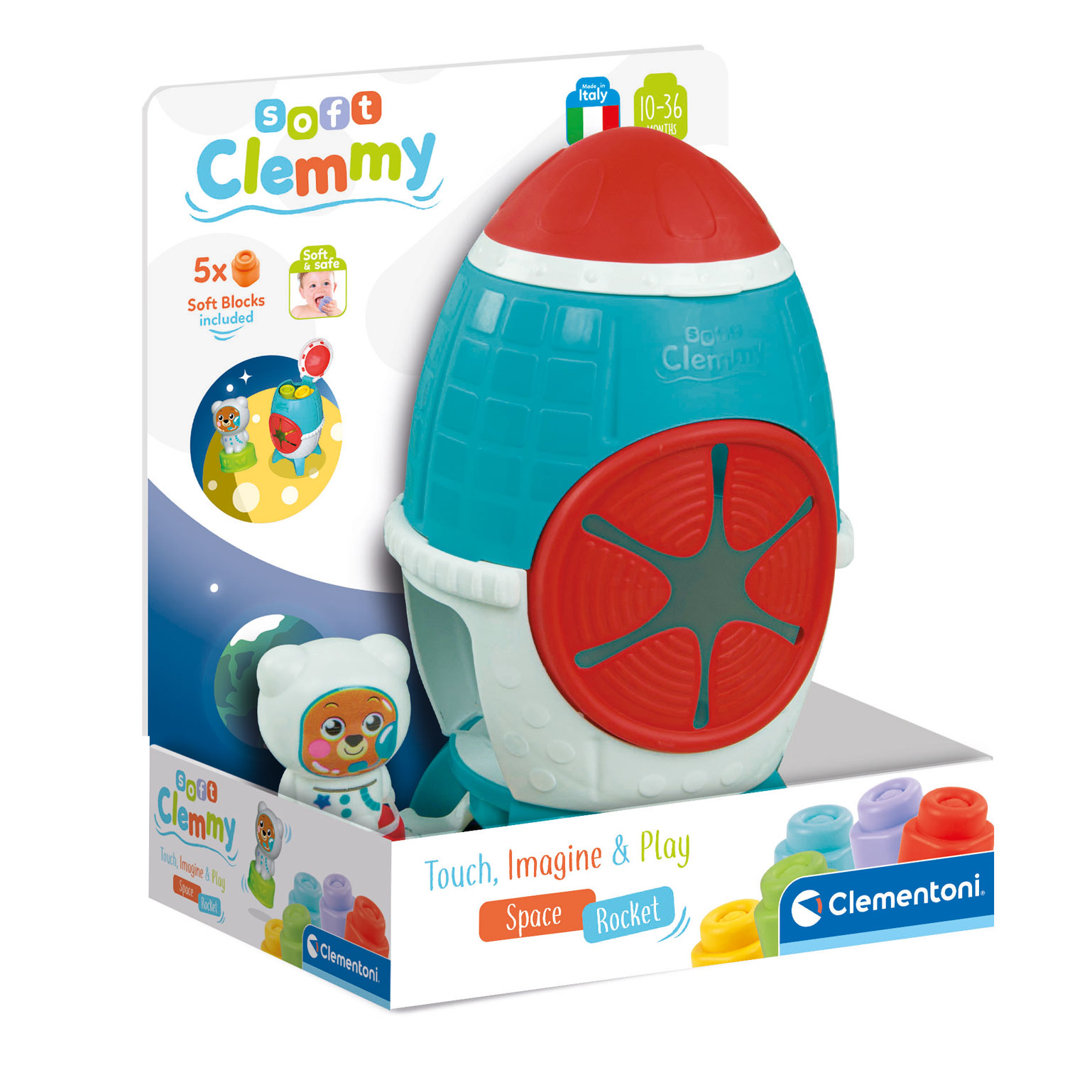 Baby Clementoni - Clemmy Rocket Bucket - 17806