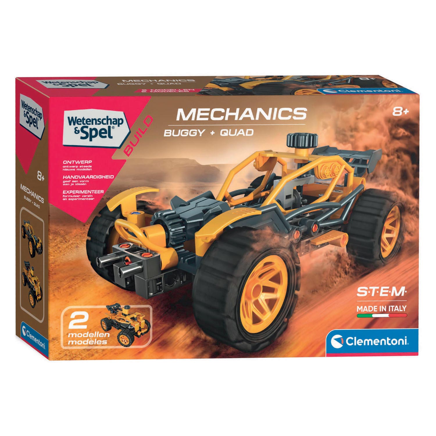 Clementoni Wetenschap & Spel Mechanica - Buggy & Quad