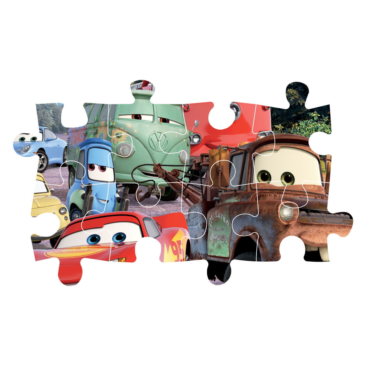 Clementoni Maxi-Puzzle- Cars, 24.
