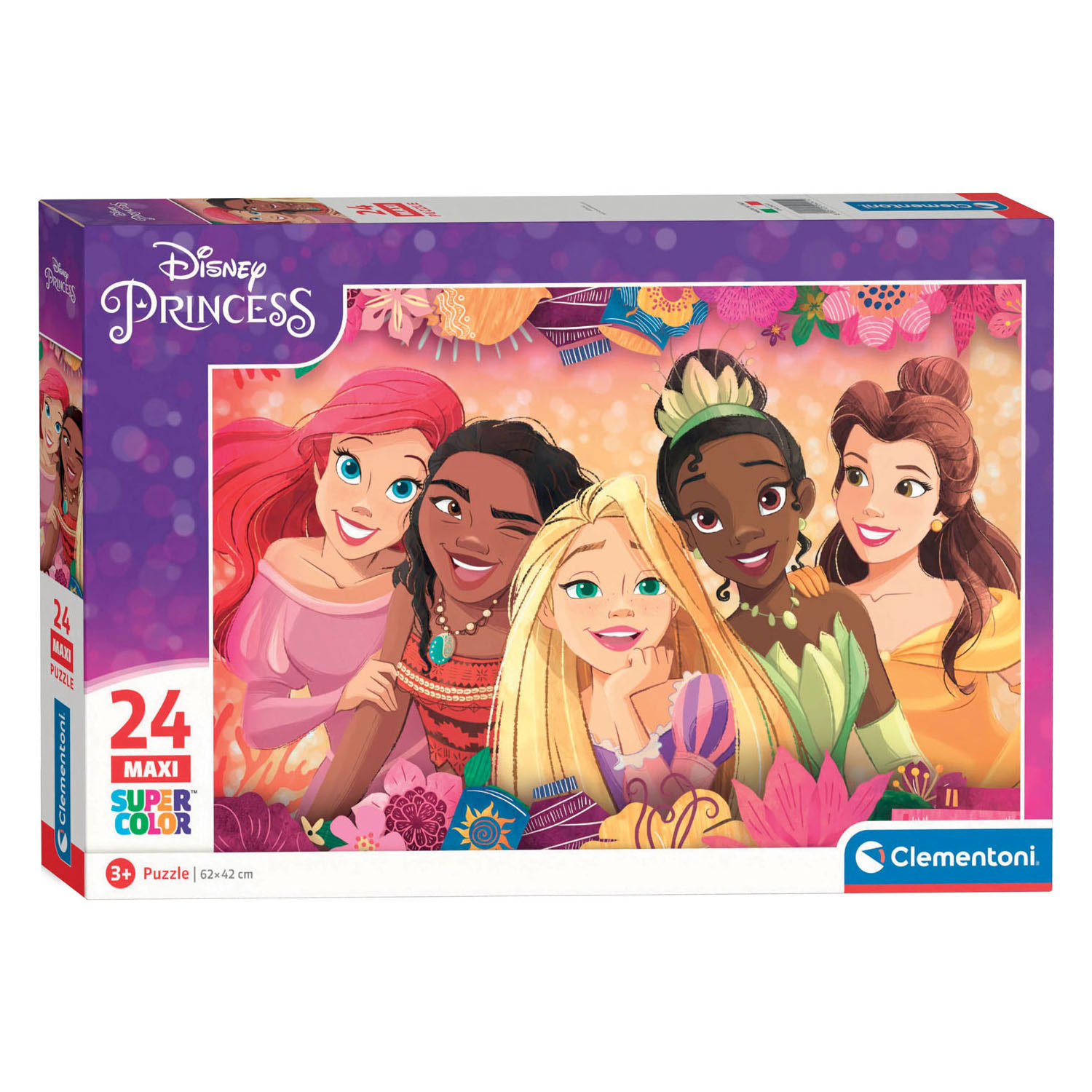 Clementoni - Puzzle Disney Princess - 24 stukjes MAXI - 24241