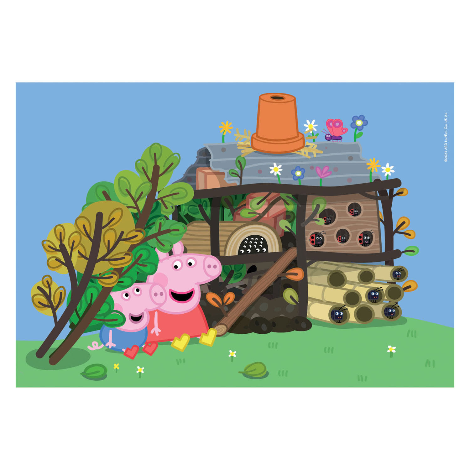 Puzzle Clementoni - Peppa Pig, 2x60st.