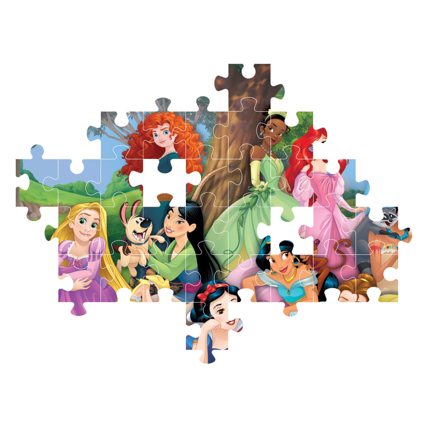 Clementoni Puzzle - Disney Prinses, 104.