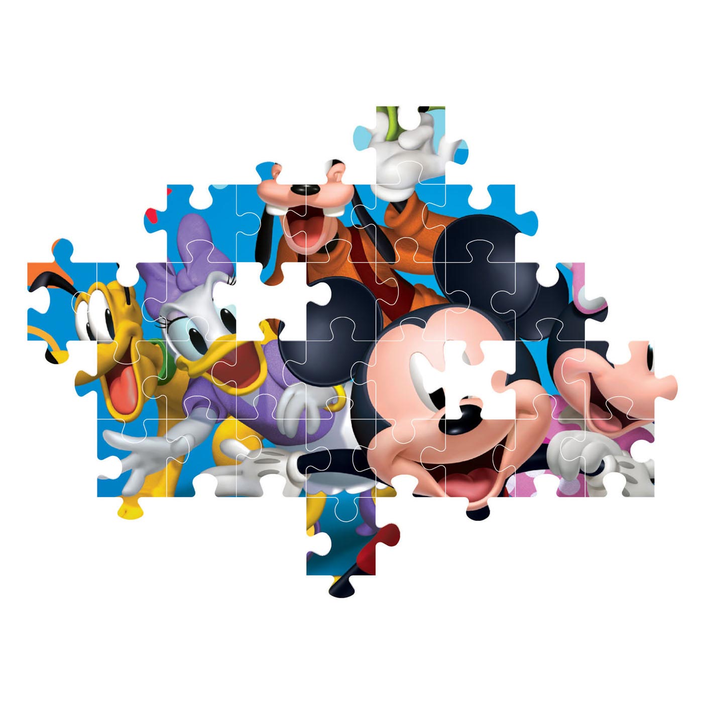 Clementoni Puzzle Disney - Mickey et ses amis, 104 pièces.