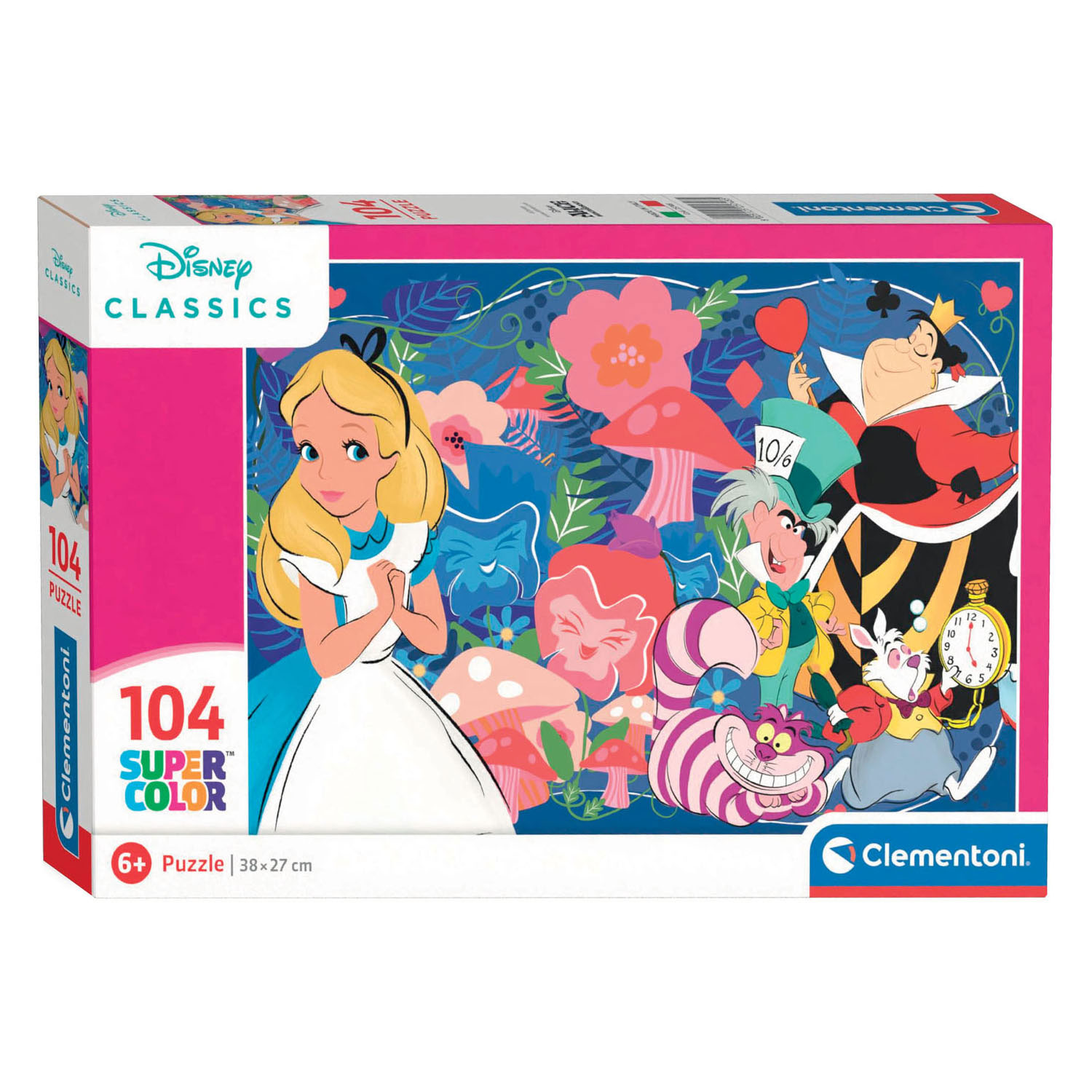 Clementoni - Puzzle Disney Classics Alice - 104 stukjes - 25748