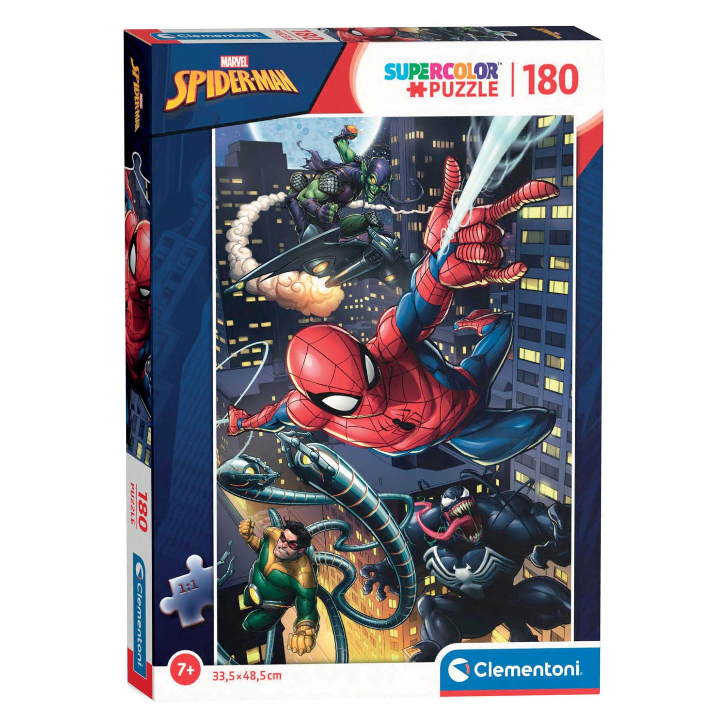 Clementoni - Puzzle Marvel Spriderman - 180 stukjes - 29782