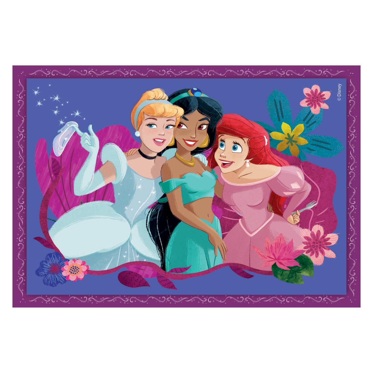 Clementoni Puzzels Disney Prinses, 4in1