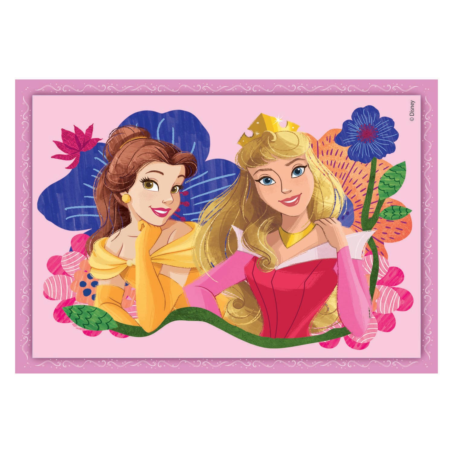 Clementoni Puzzles Princesse Disney, 4en1