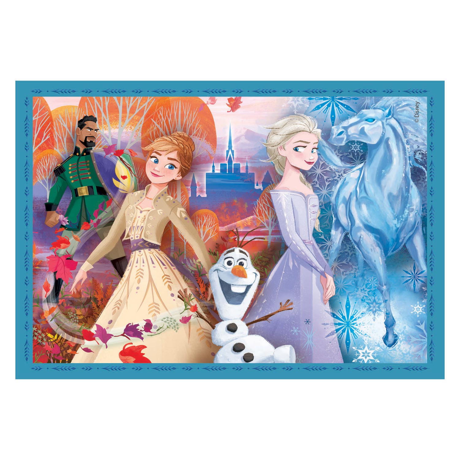 Clementoni Puzzles Disney La Reine des Neiges, 4en1