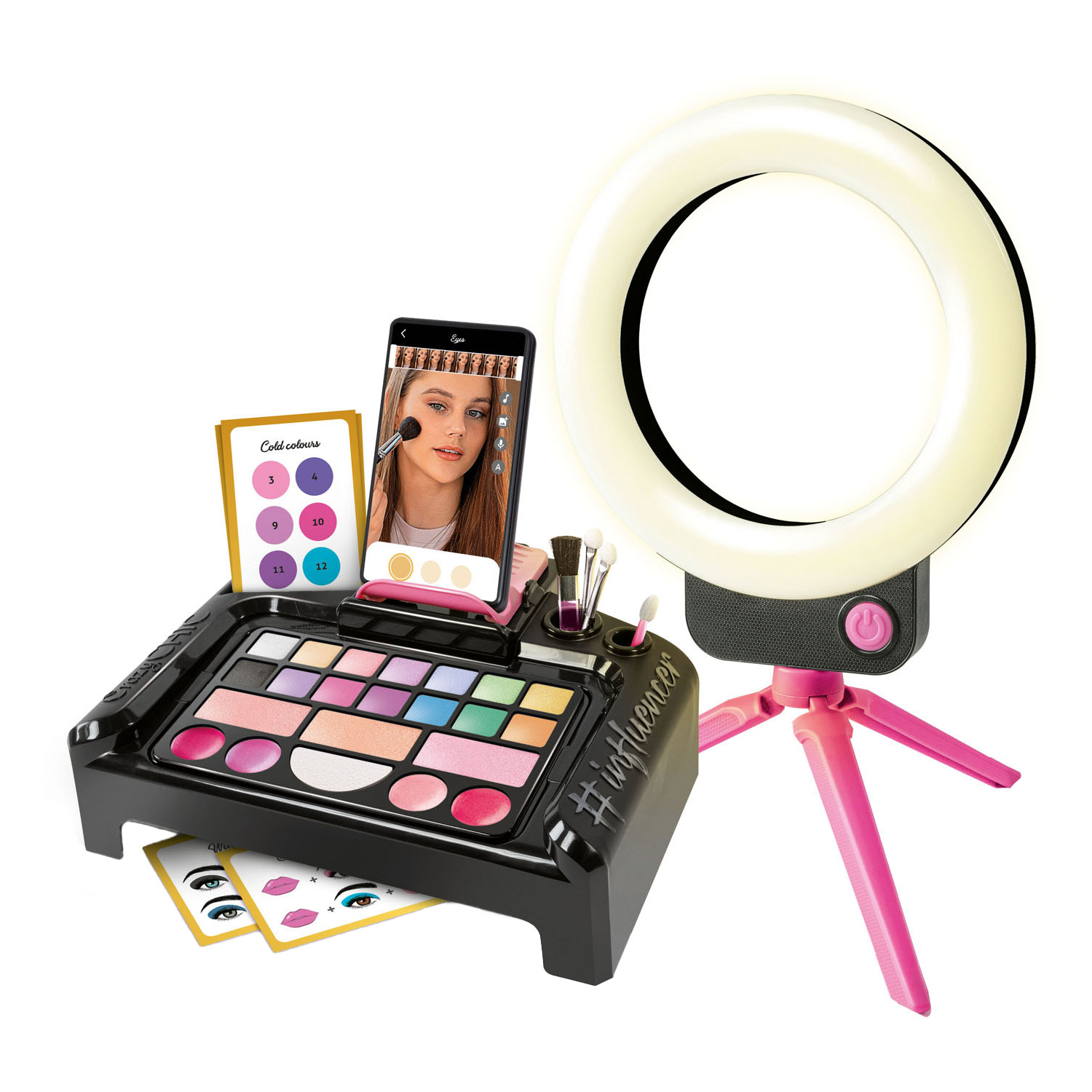 Clementoni Crazy Chic Beauty Influenceur Kit de maquillage