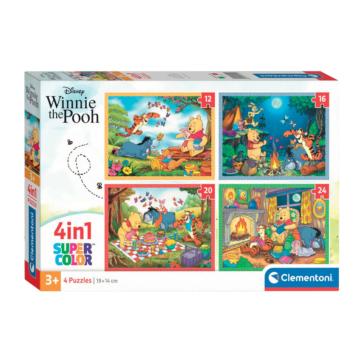 Clementoni - Puzzle Disney Winnie the Pooh 4in1 - 21514