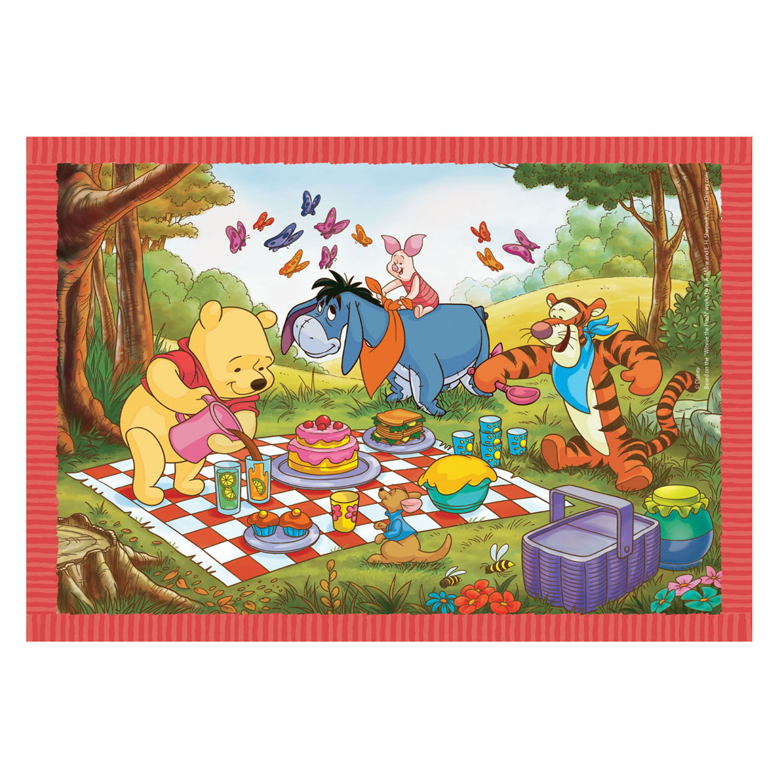 Clementoni Puzzle Farbe Disney Winnie de Poeh, 4in1