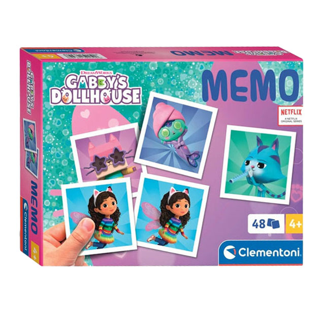 Clementoni Memo-Spiel Gabby's Dollhouse