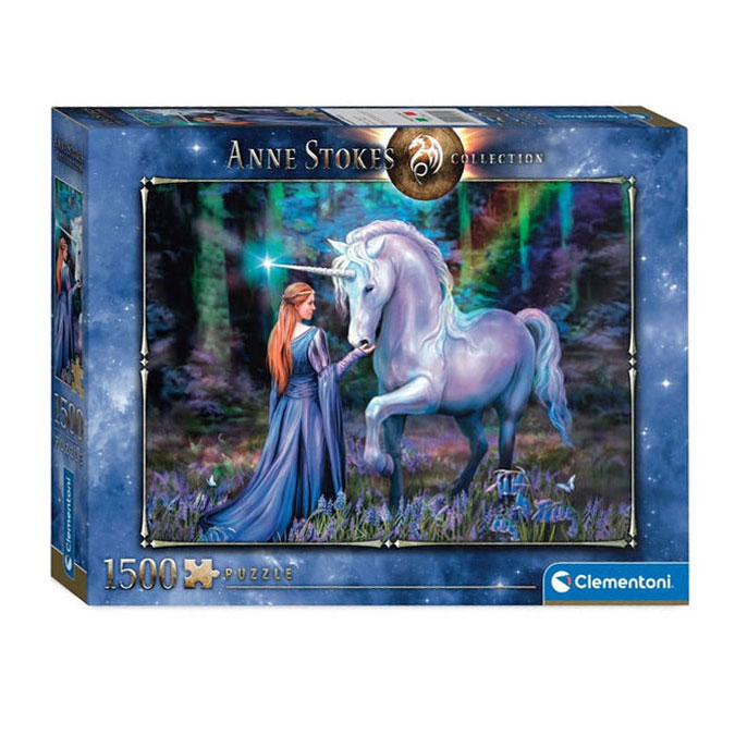 Clementoni Puzzle Anne Stokes Bluebell Woods, 1000 Teile.