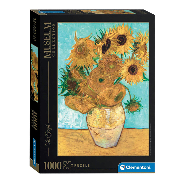 Clementoni Puzzle Van Gogh Tournesols, 1000 pièces.