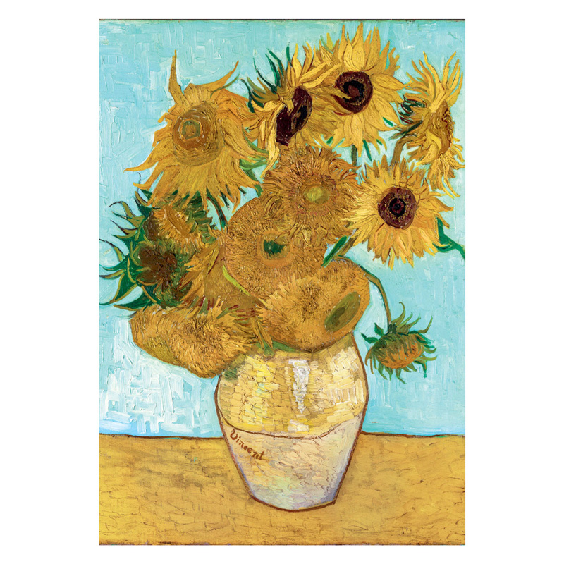 Clementoni Puzzle Van Gogh Tournesols, 1000 pièces.