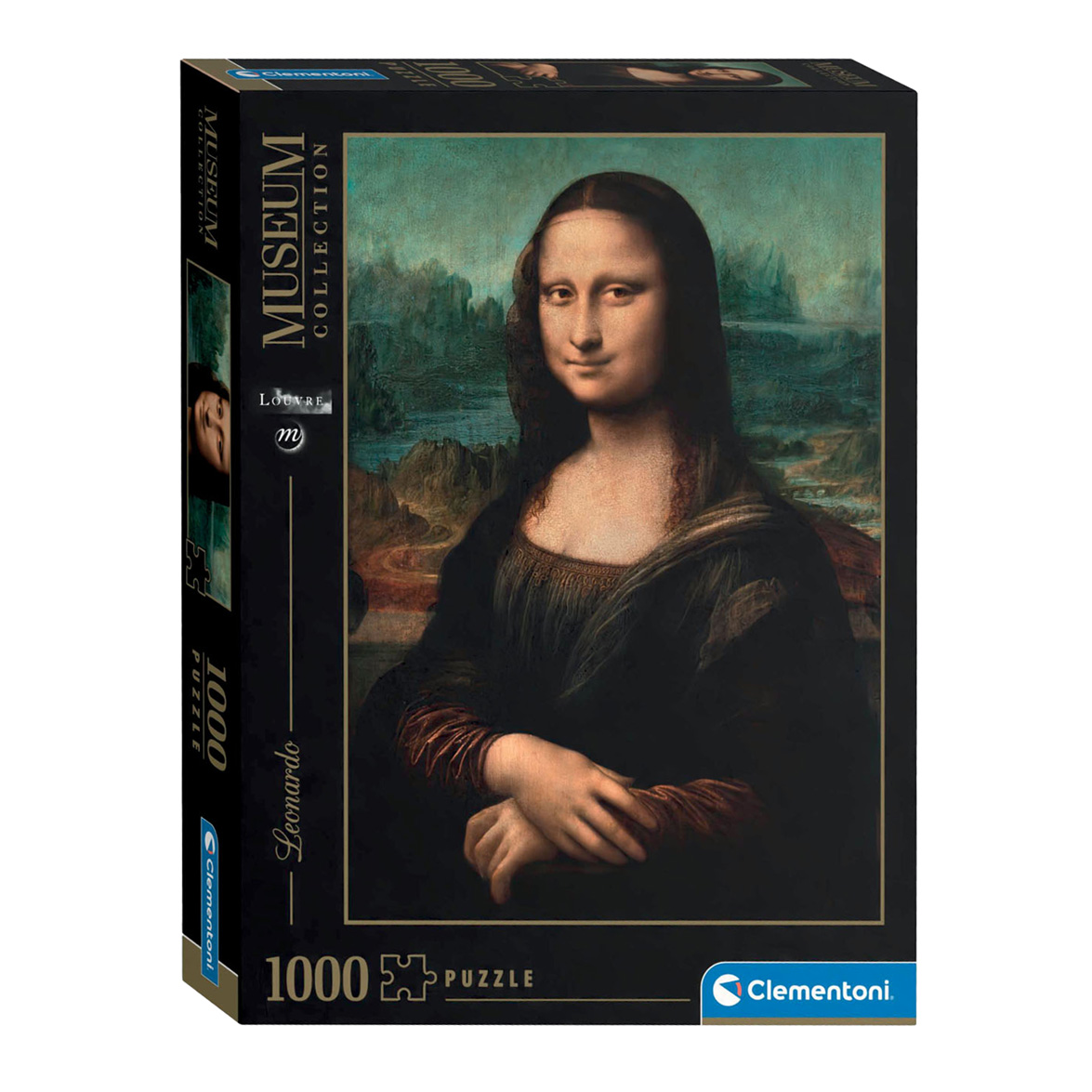 Clementoni Museum Collection - Legpuzzel - Leonardo da Vinci - Gioconda - Puzzel voor Volwassenen 1000 Stukjes - 69 x 50 cm