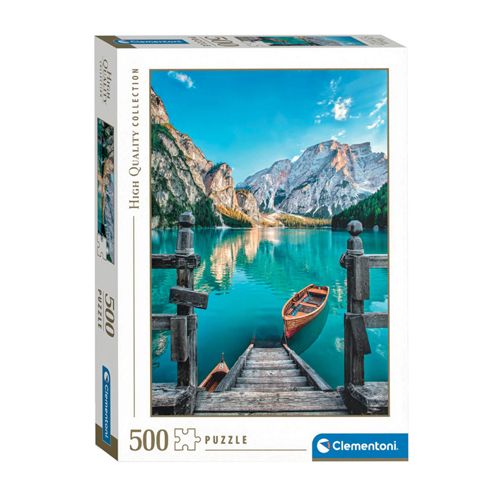 Clementoni Puzzle Pragser Wildsee, 500 Teile.