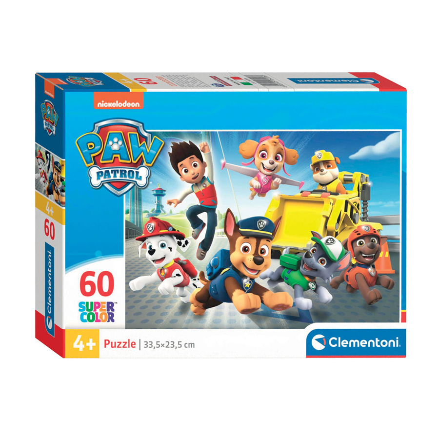 Clementoni - Puzzel 60 StukjesPaw Patrol, Kinderpuzzels, 5-7 jaar, 26203