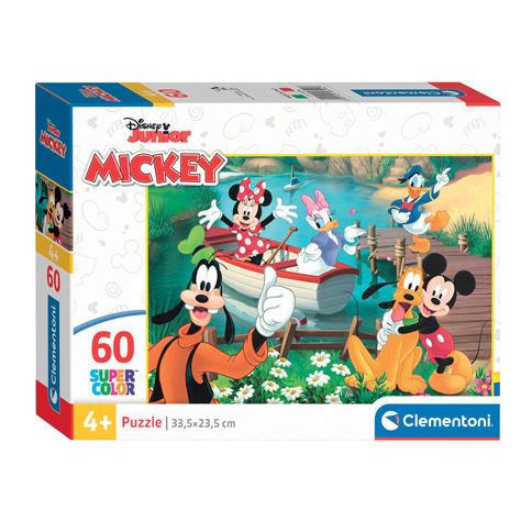 Clementoni Legpuzzel Super Color Mickey Mouse, 60st.