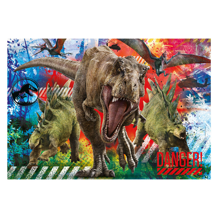 Clementoni Puzzle Super Color Jurassic World, 180 Teile.