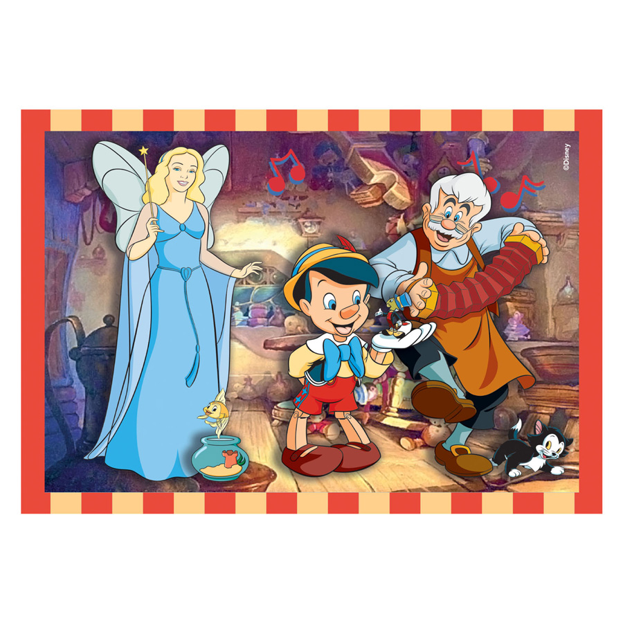 Clementoni Puzzle 4in1 Disney Tiere